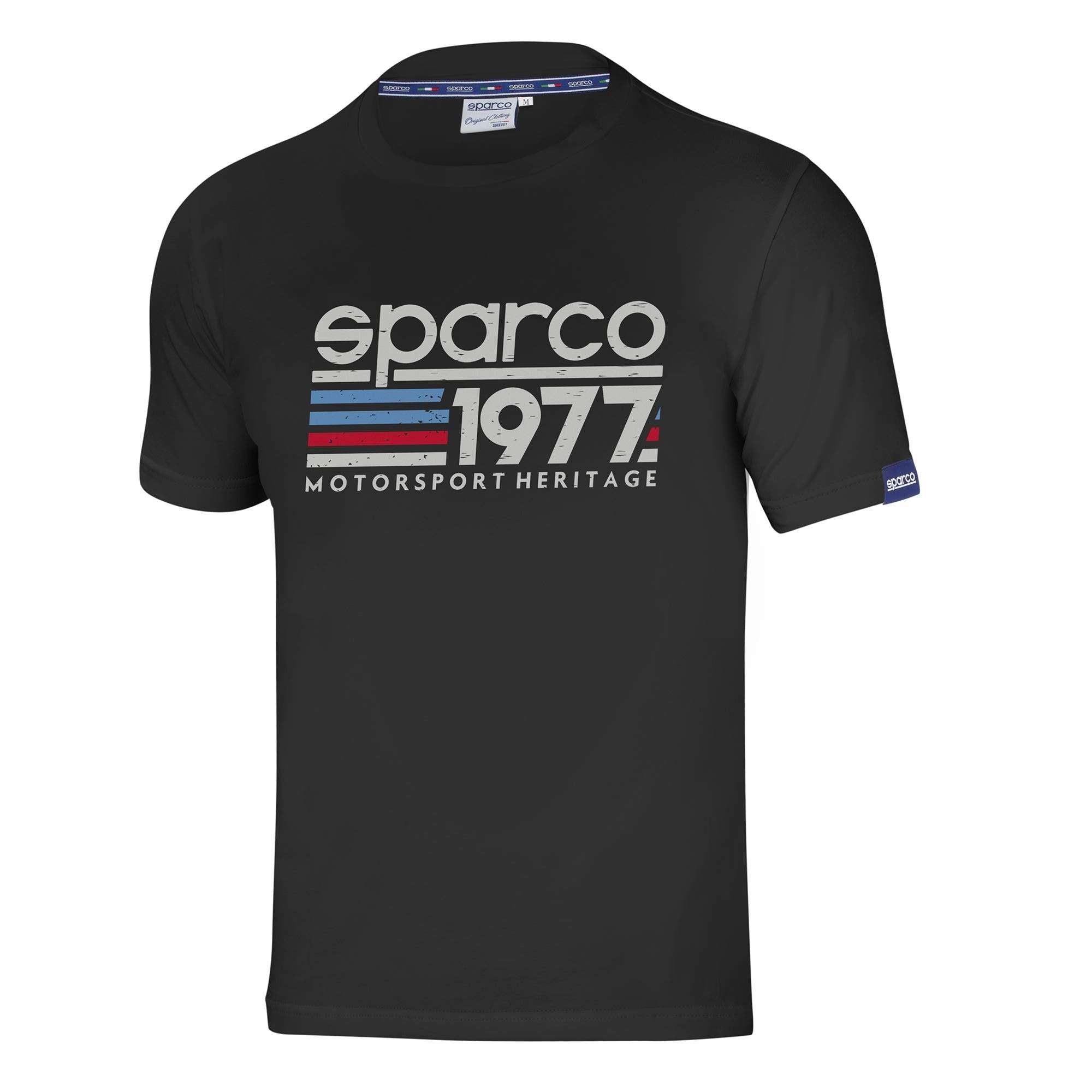 Sparco T-Shirt 1977 nero-abbigliamento