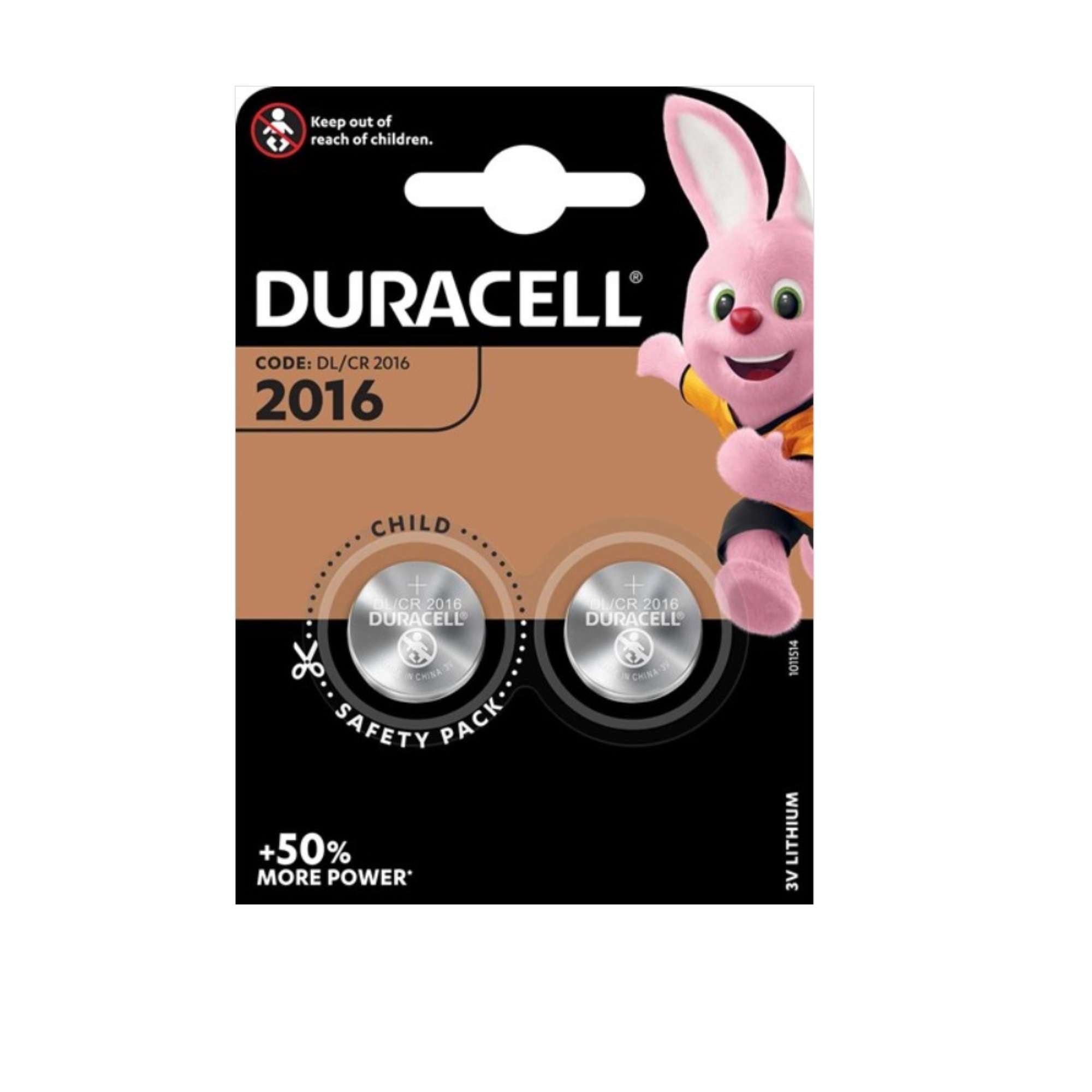 Batterie a moneta al litio 3v, blister con 2 pile duralock - DURACELL DU20B2