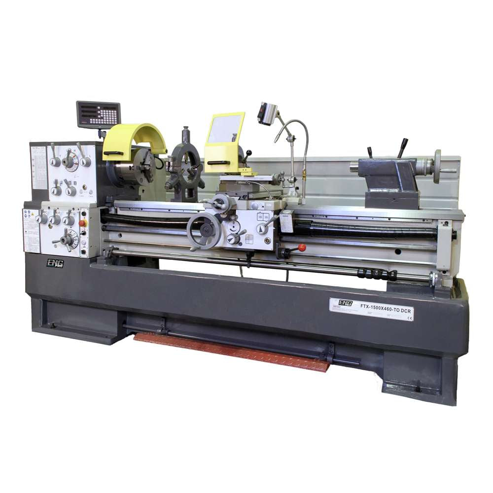 Tornio Industriale FTX-1500X460-TO DCR 400V/F3 con DRO e TCRE - 7,5 HP