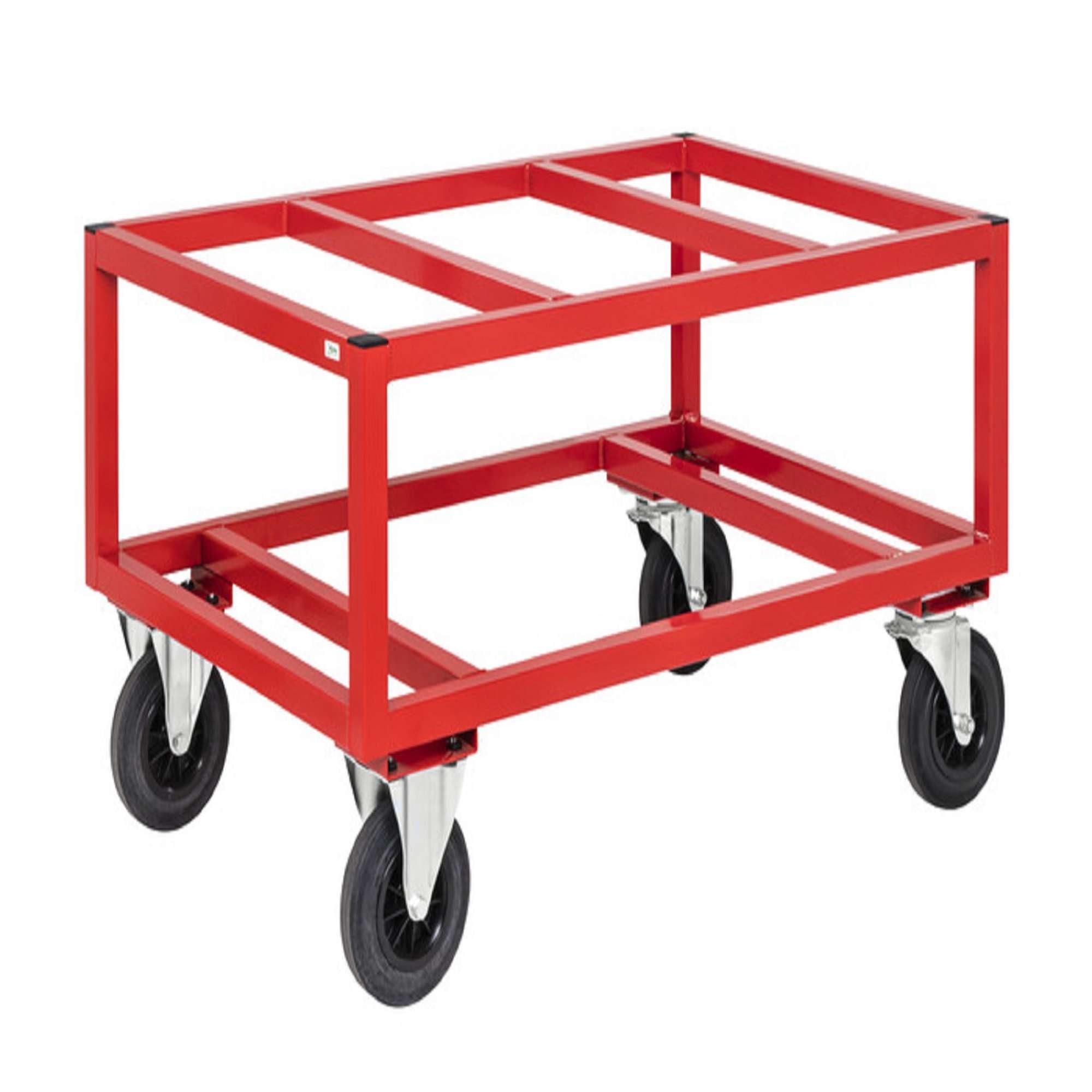 Carrello porta pallet, Rosso LxPxH (mm) 1200x1000x650 - Kongamek KM221-FIN-R