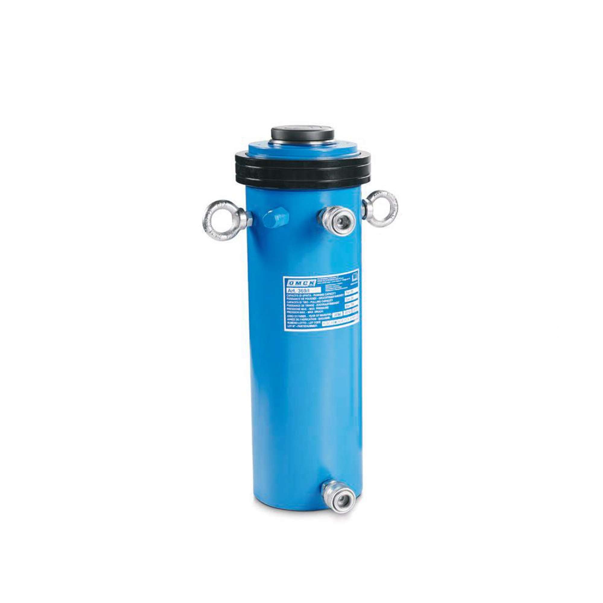 Cilindro idraulico capacità di spinta 55t, di tiro 24t H.670mm OMCN 369/I