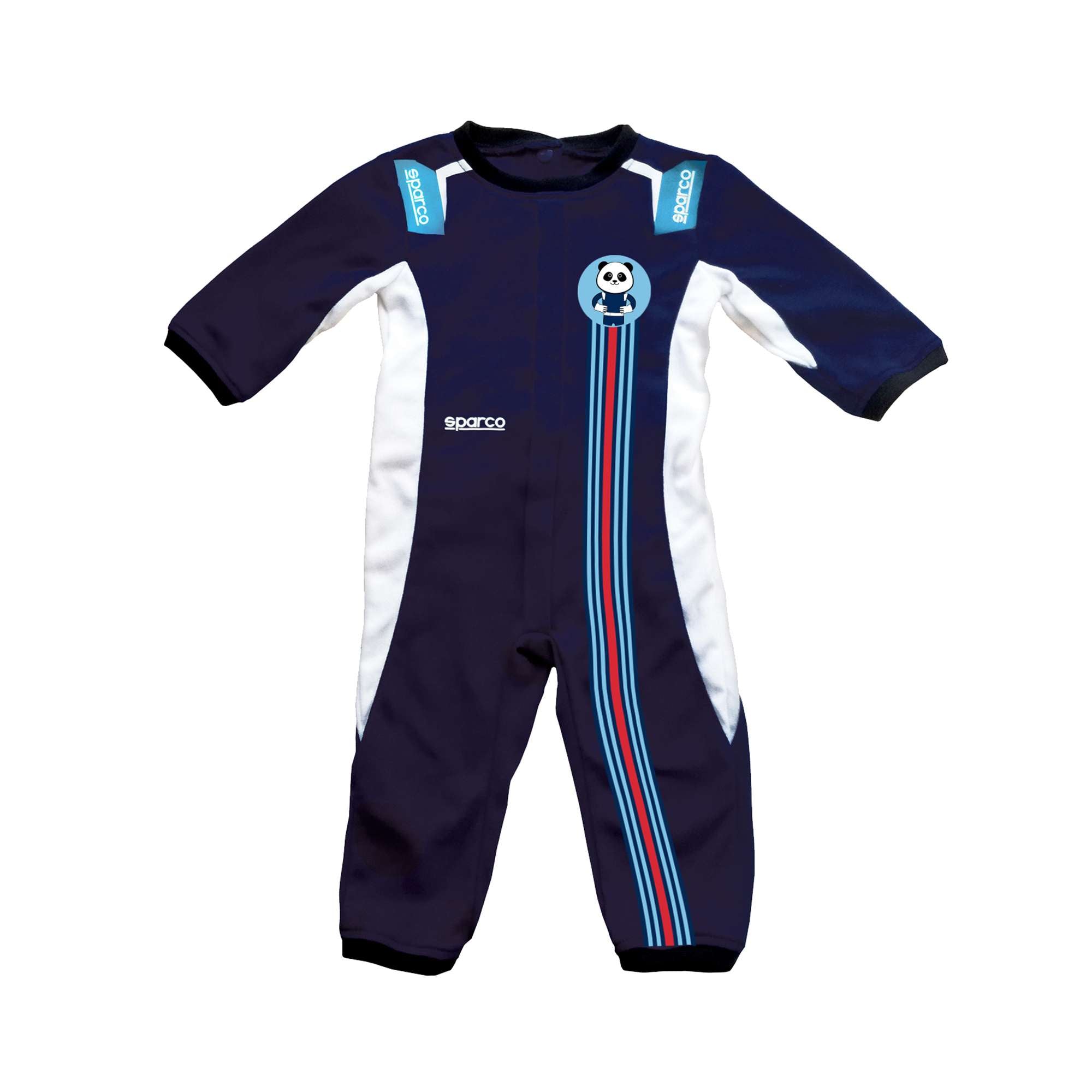 Sparco Tutina Stripes Design blu navy