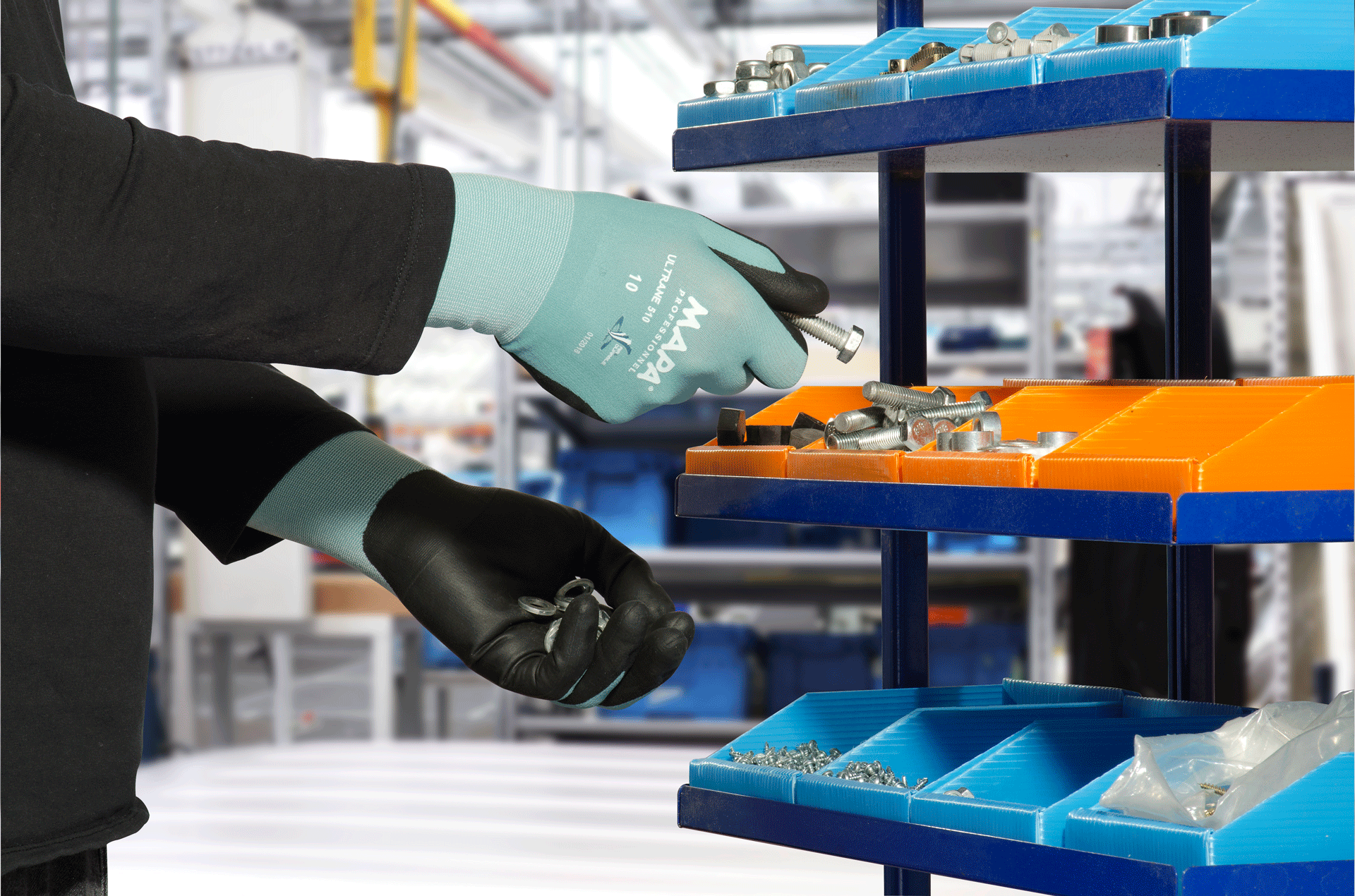 Guanti Mapa Ultrane air & Durable verde/ nero