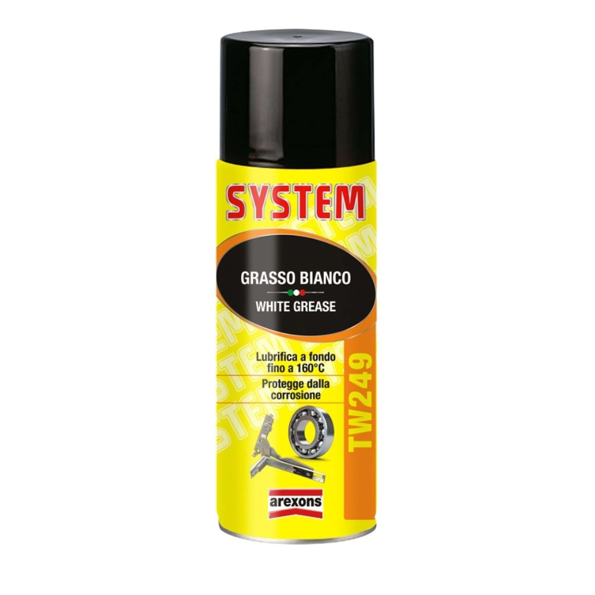 System TW249 Grasso bianco 400ml - Arexons 4249