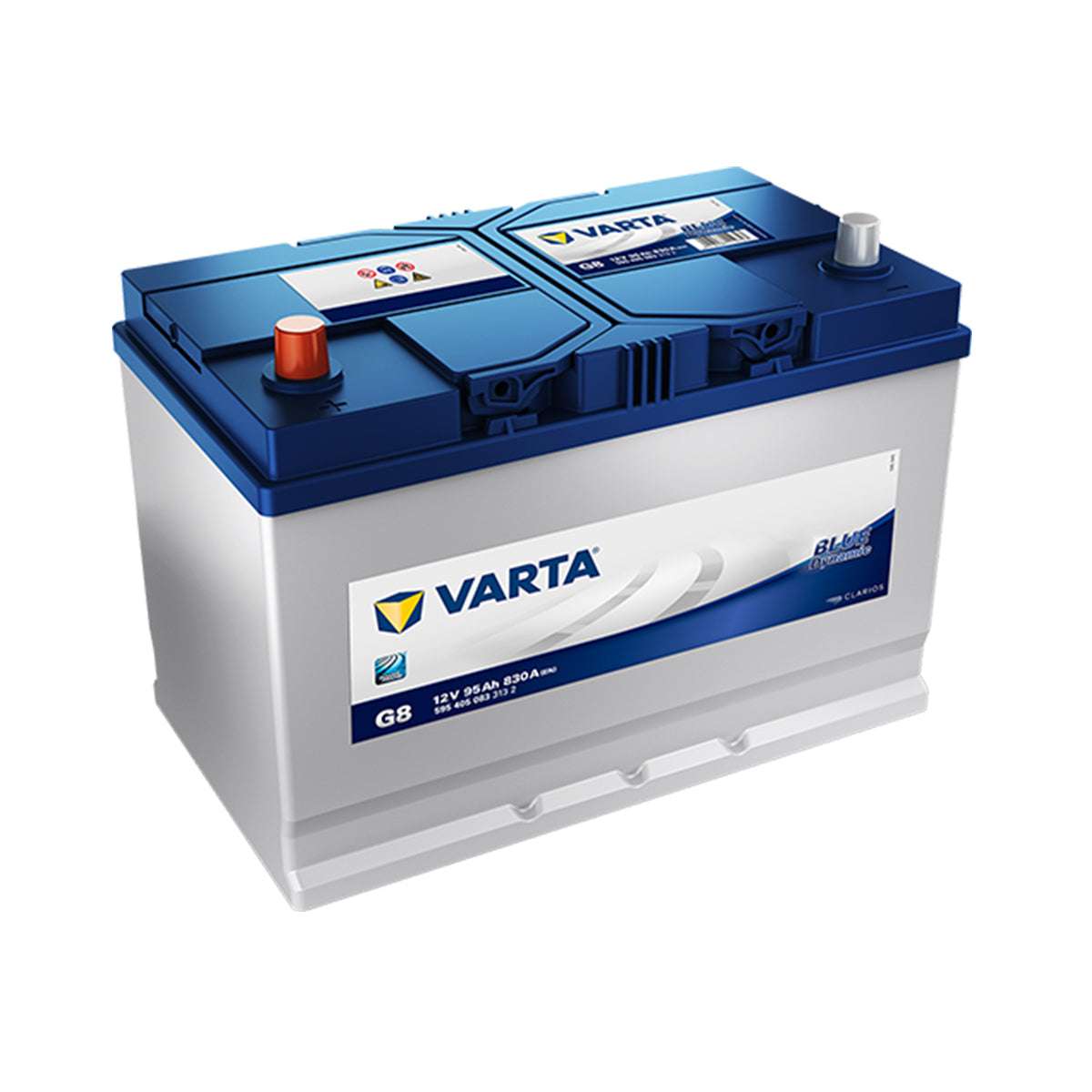Batteria Auto 12V 95Ah 830A, avviamento - Varta G8 Blue Dynamic 595405083