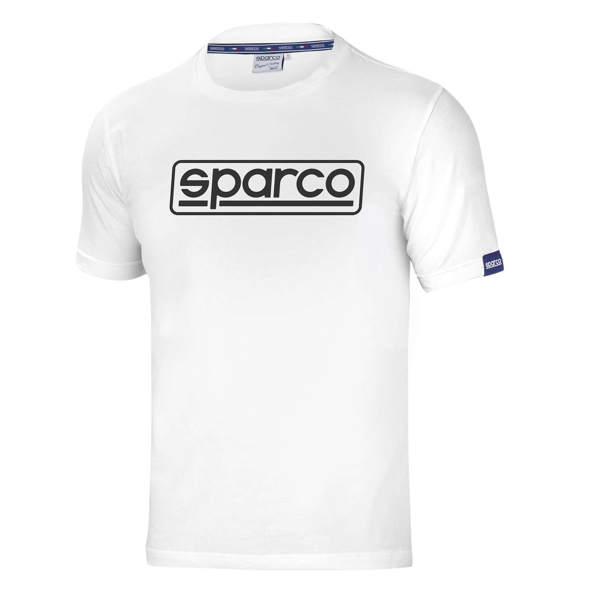 Sparco T-Shirt Frame bianco-abbigliamento