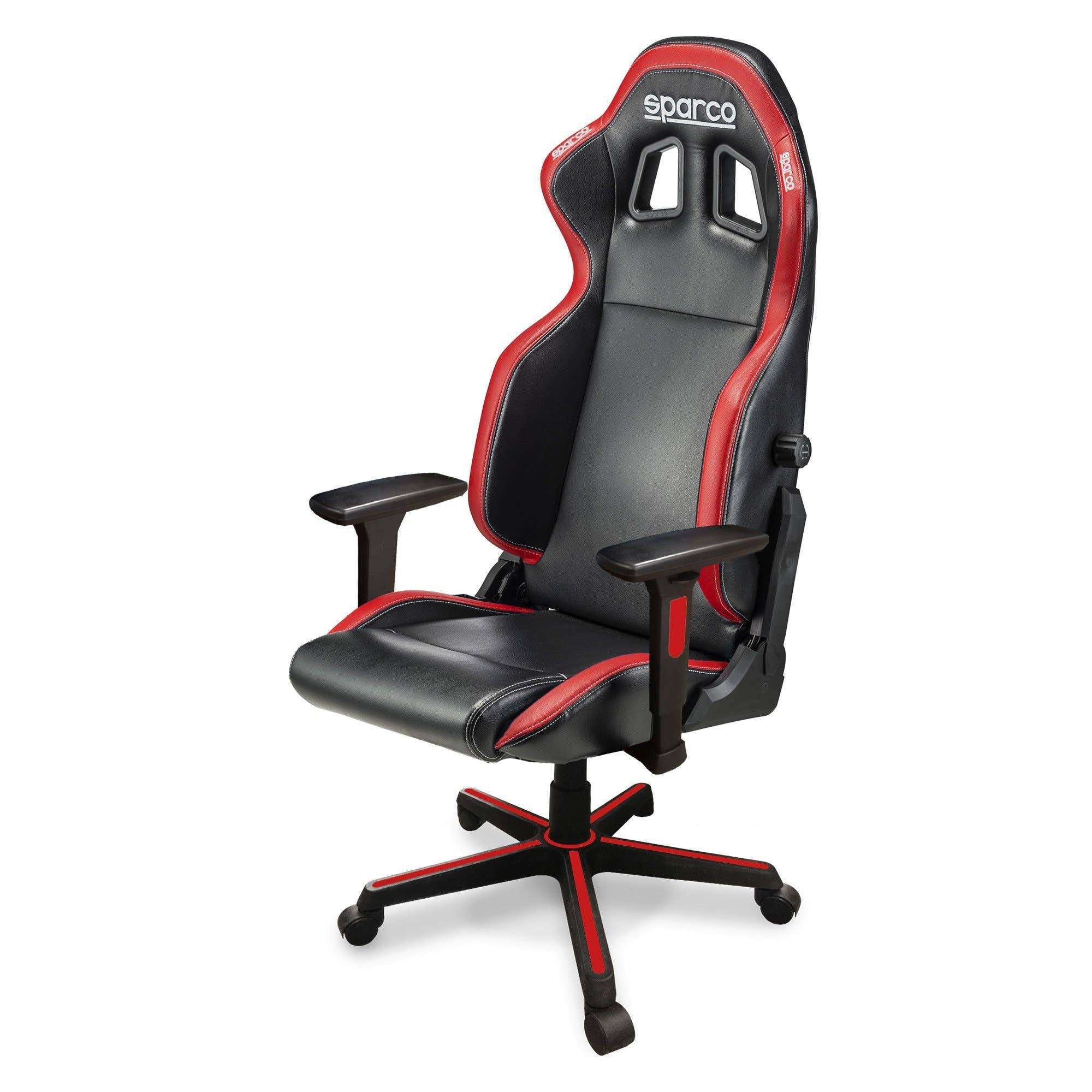 Sparco Sedia ufficio Icon nero/rosso-seduta racing per ufficio