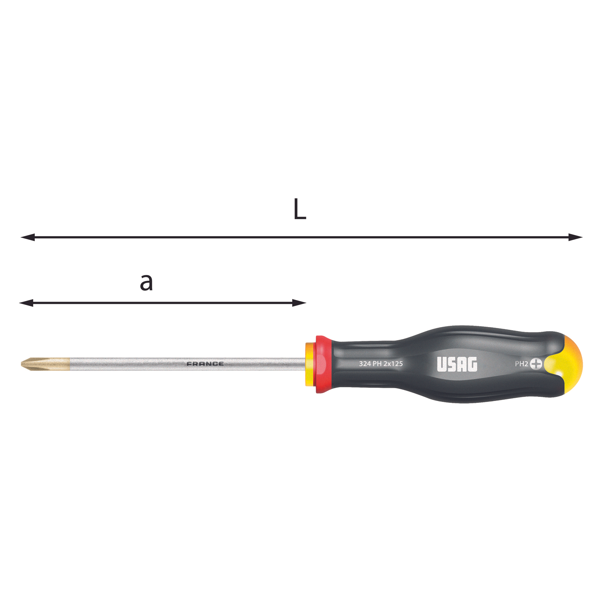 Giraviti per viti con impronta a croce Phillips - Usag 324 PH