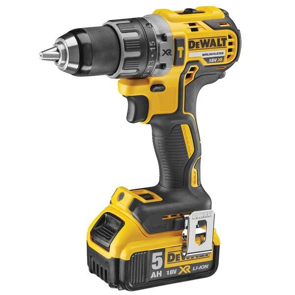 Dewalt Trapano Avvitatore con Percussione 18V 5Ah Doppia Batteria DCD796P2-QW