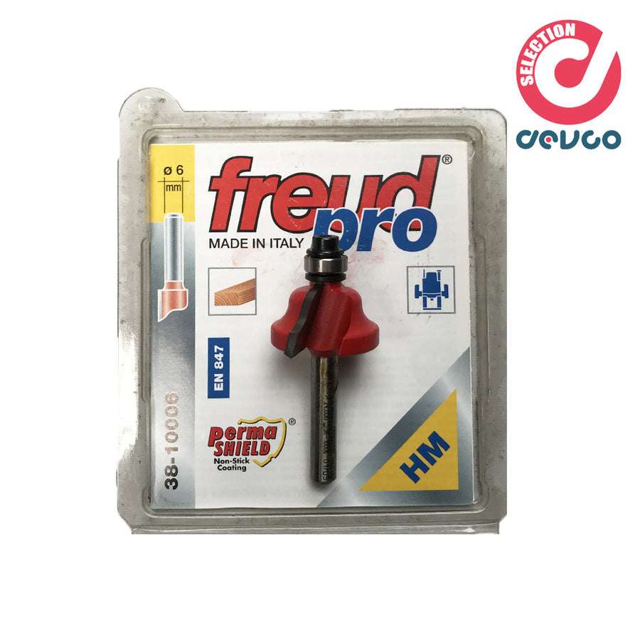 Fresa 2 taglienti per legno diametro 6  Freud - 38-10006