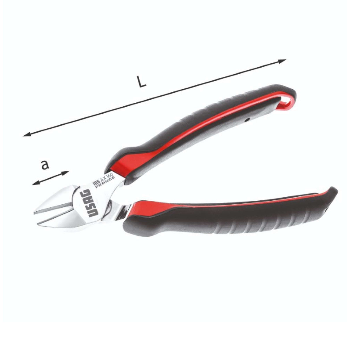 Tronchese a tagliente diagonale 140mm - Usag 185 AX U01850152