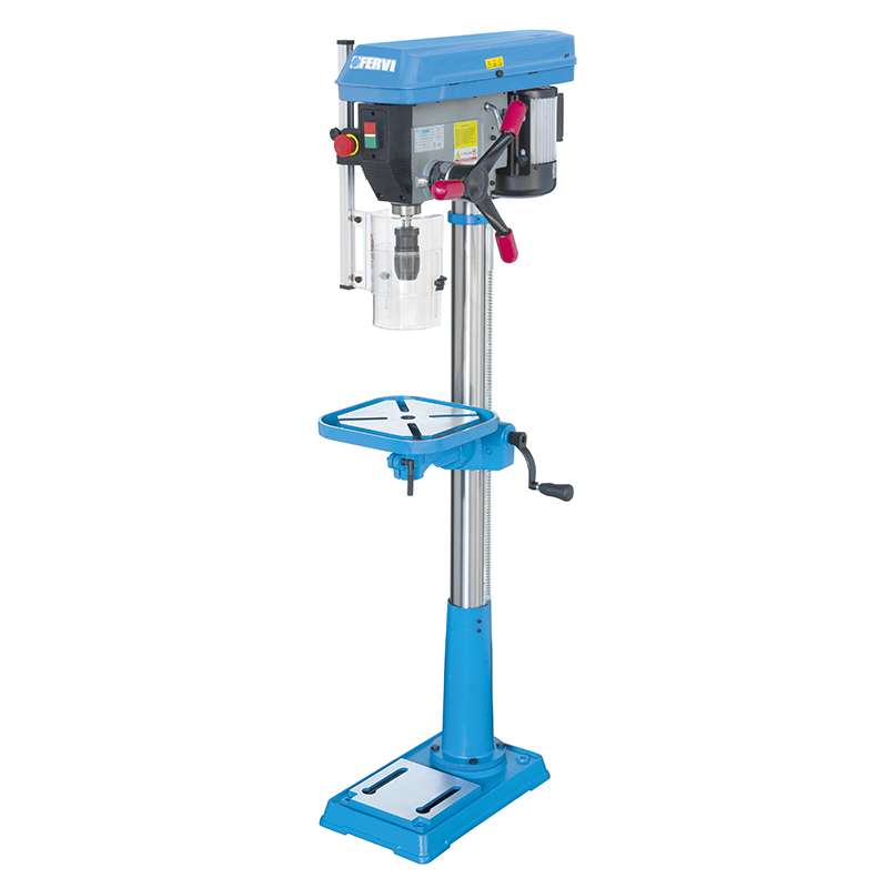 Trapano a colonna Fervi 0752 con trasmissione a cinghia 0,75kW