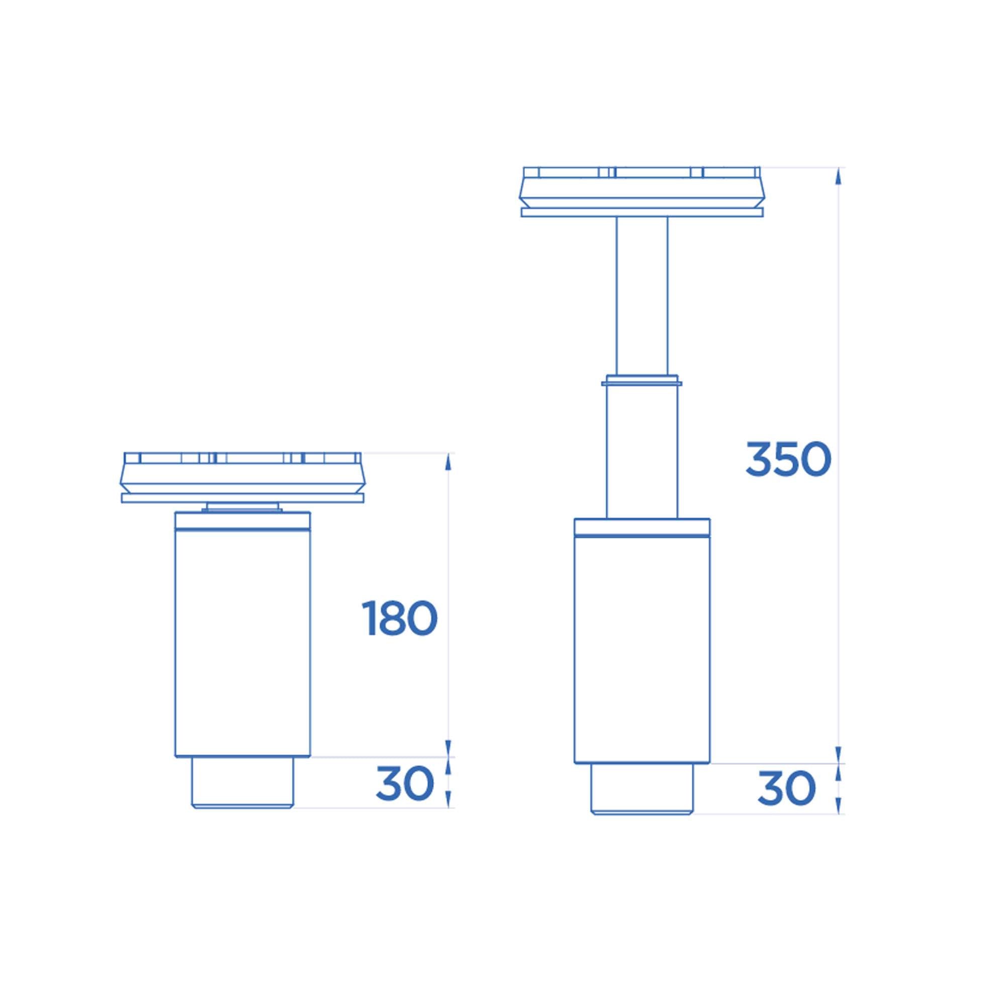 2 adattatori universali per traverse di sollevamento da 2500kg- OMCN A459