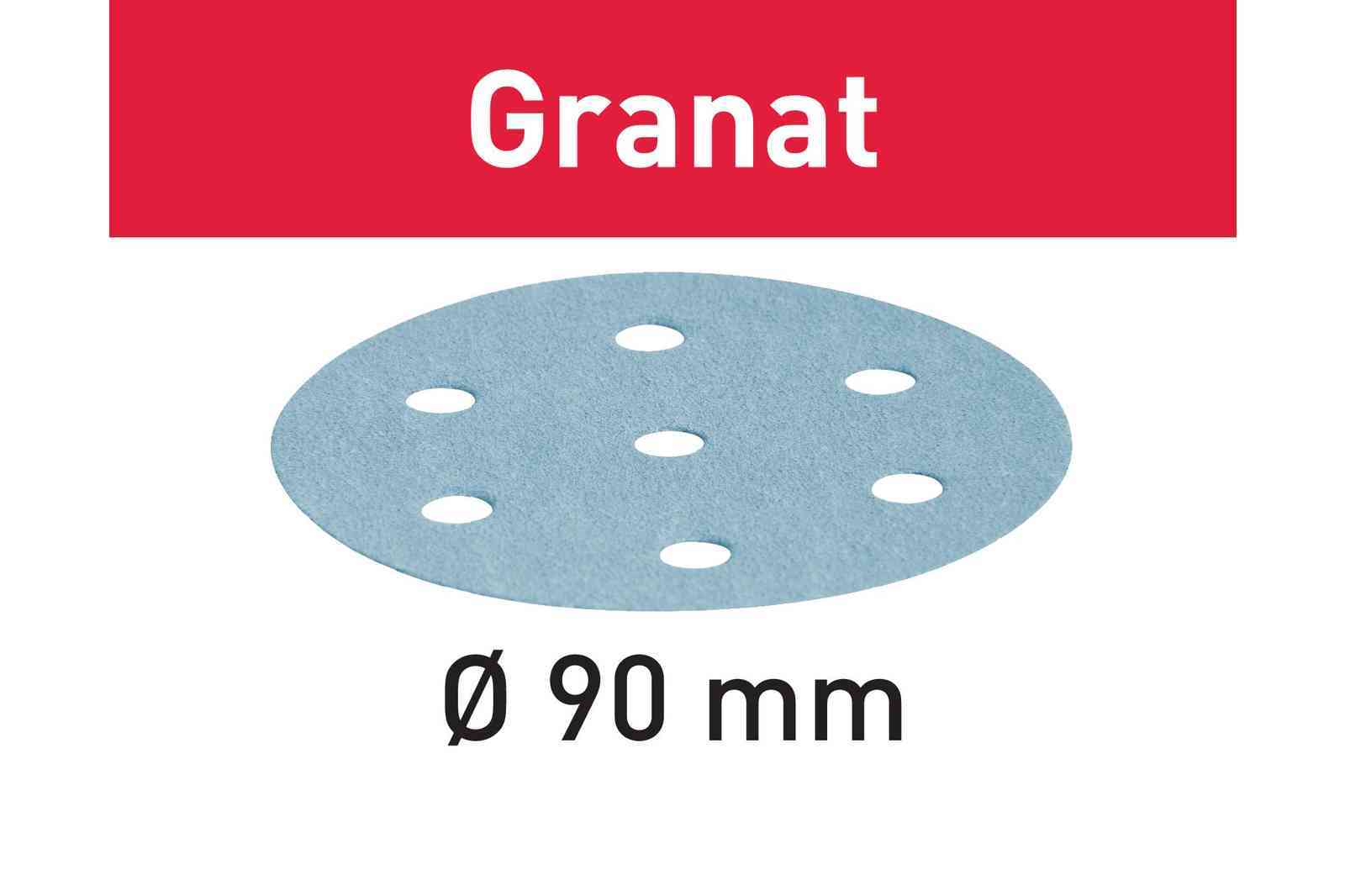 Disco abrasivo Granat STF D90/6 P60 GR/50 497364
