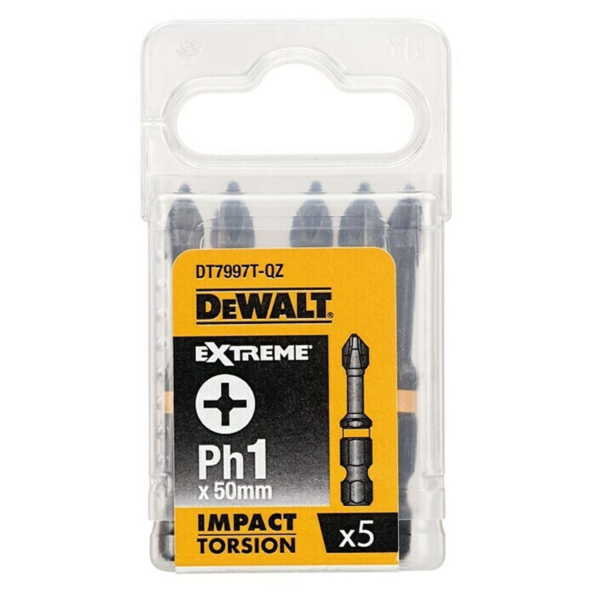 Set di 5 Inserti per avvitatori DEWALT DT7997T-QZ