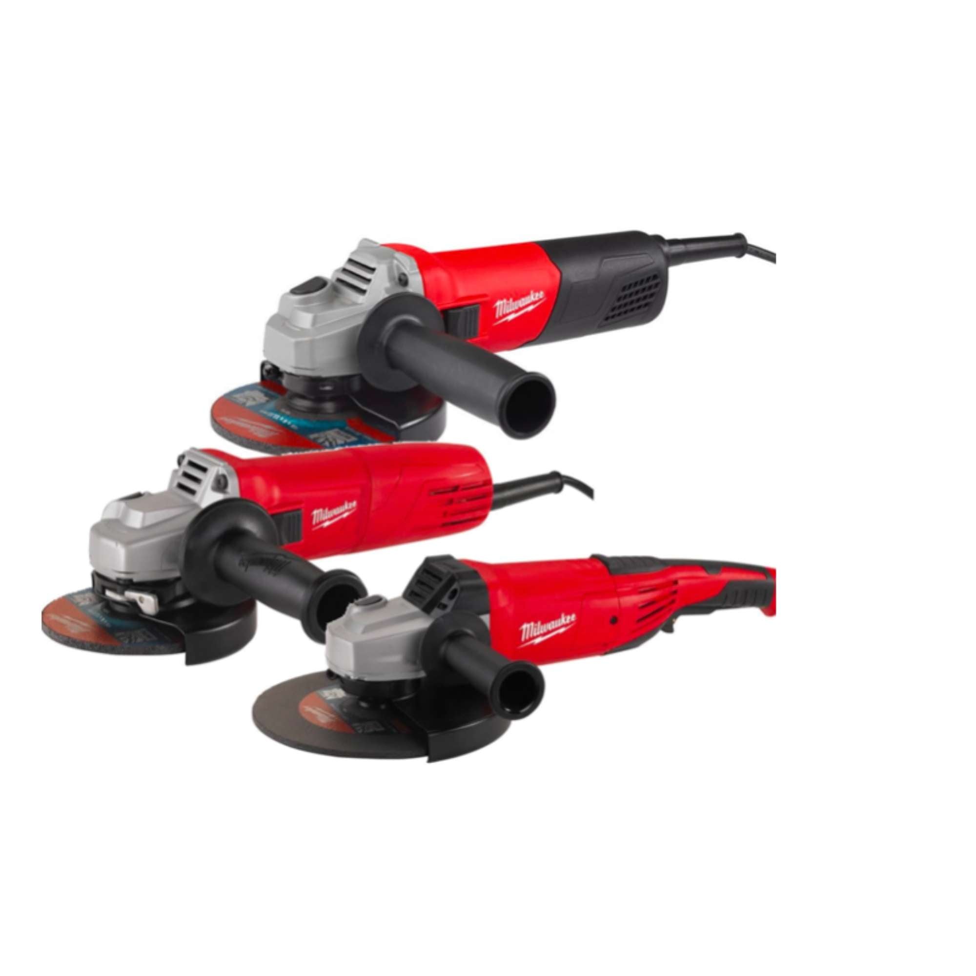 Kit Tre Smerigliatrici 800/1000/2200W - Milwaukee 4933459750