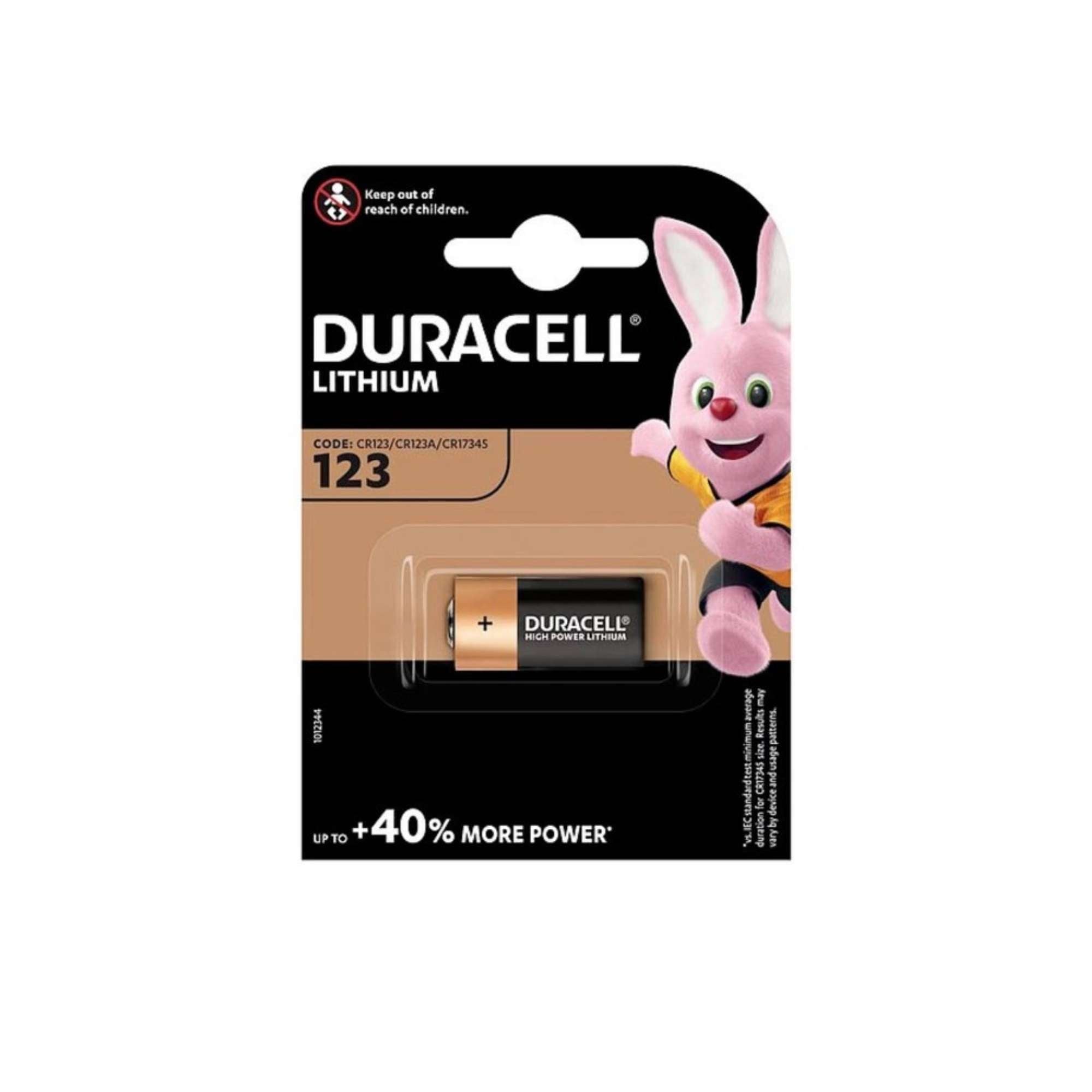 Batteria High Power Lithium 3V specialistica per foto - DURACELL CR123