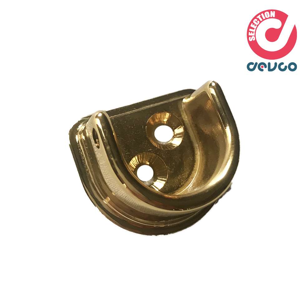 Supporto per tubo appendiabiti diametro 20 mm - Omp Porro - 841 - 20 ORO