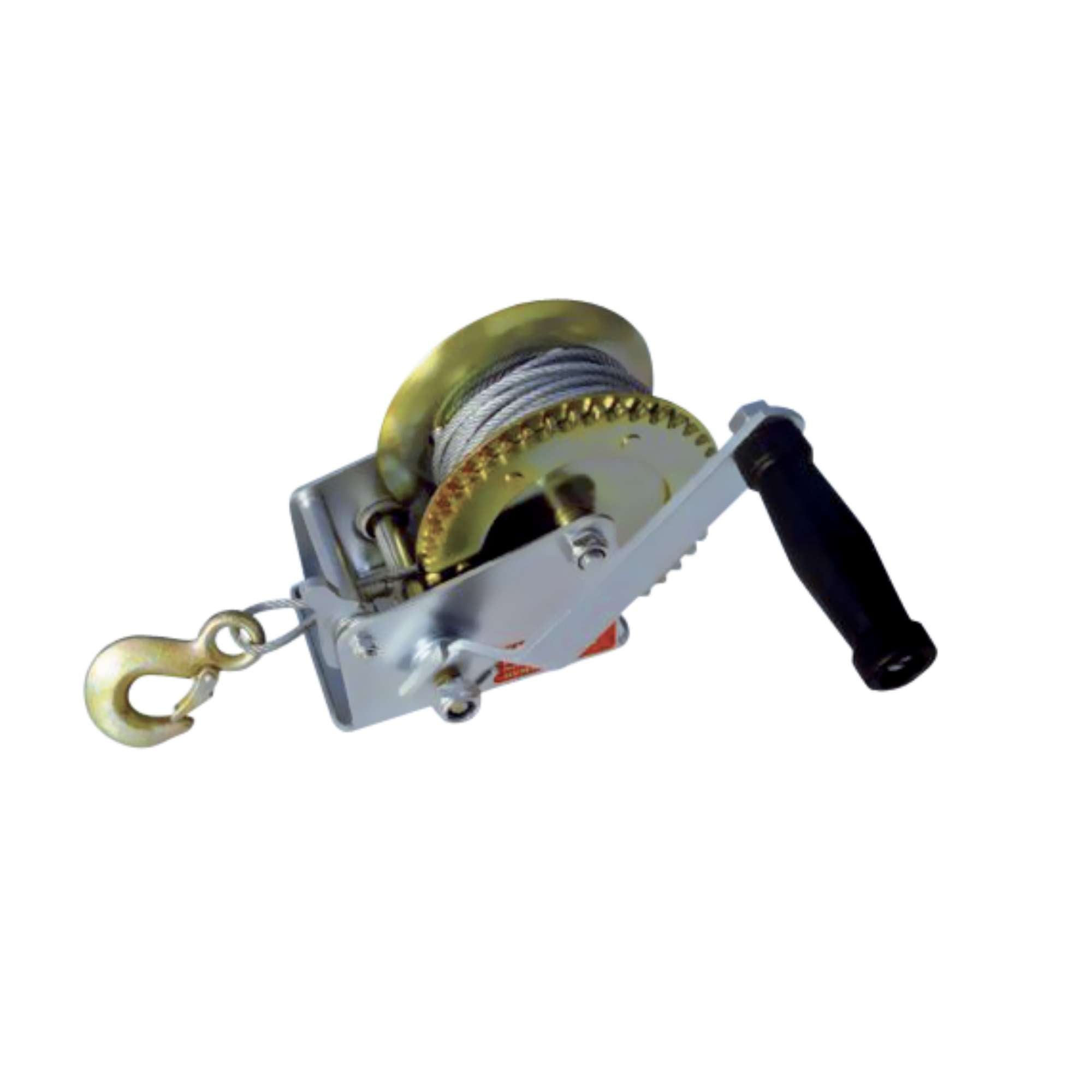 Verricello argano paranco manuale a mano cavo 10 m portata 540 kg - FI 20 AMCC
