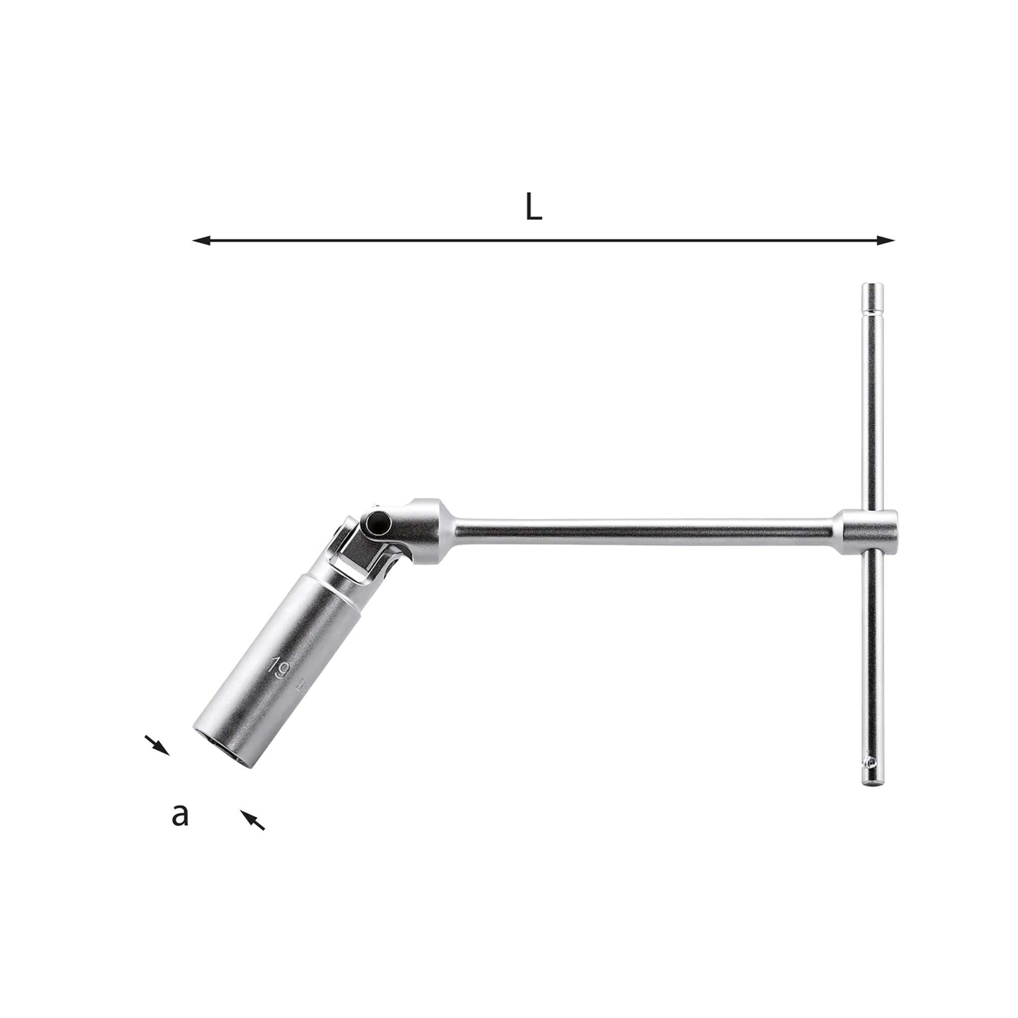 Chiavi a T snodate con maschio esagonale 273 Usag U0273