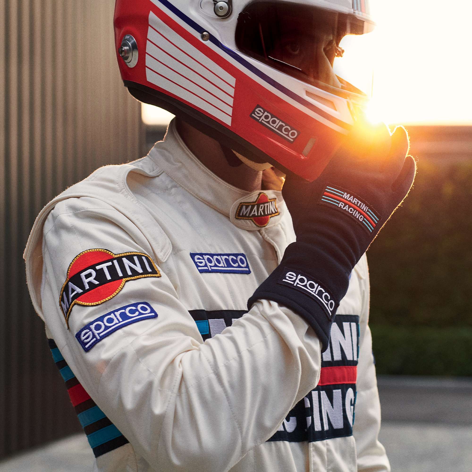 Sparco Tuta Competition R567 Martini-R bianco