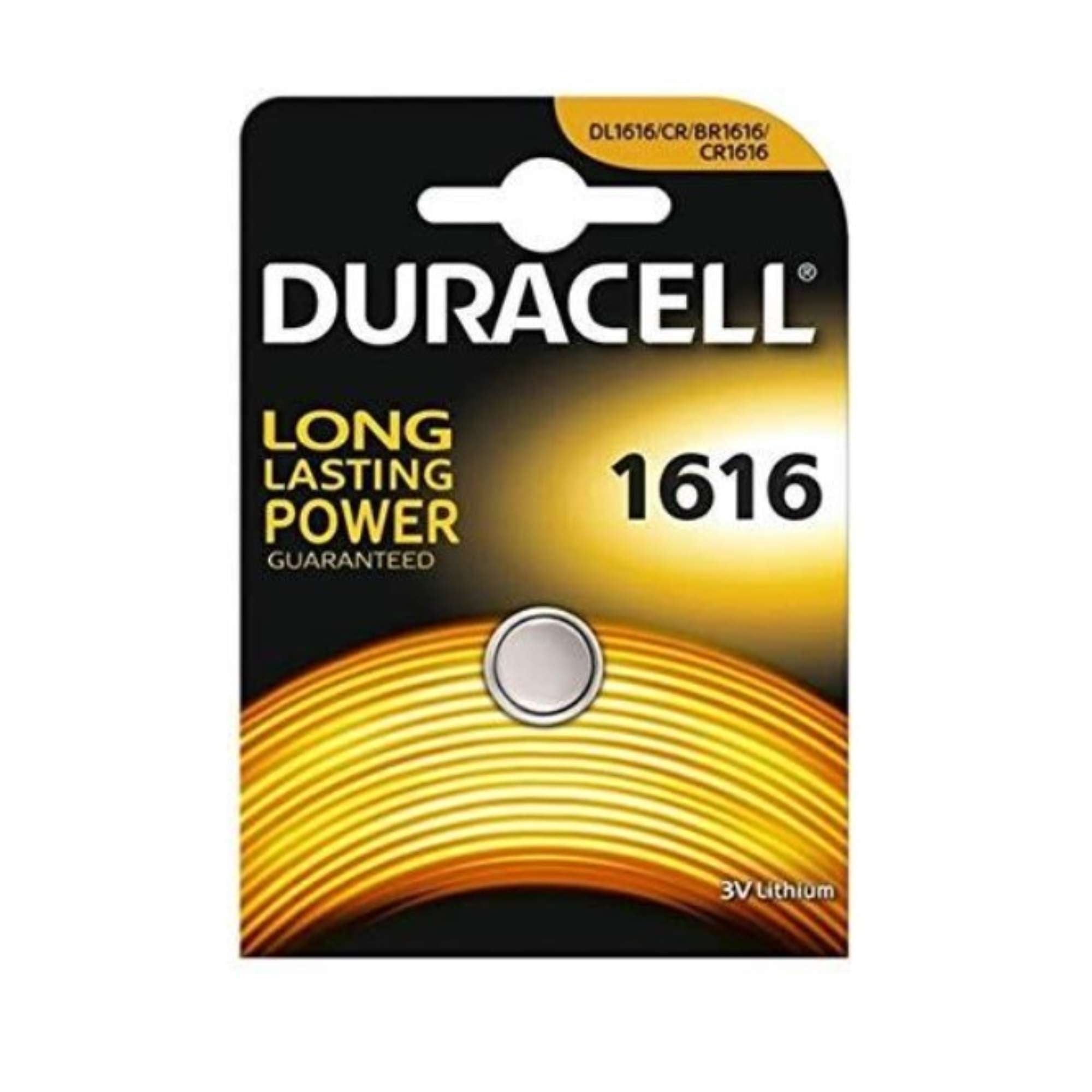 Pila a bottone al litio 3V - DURACELL CR1616 DU48