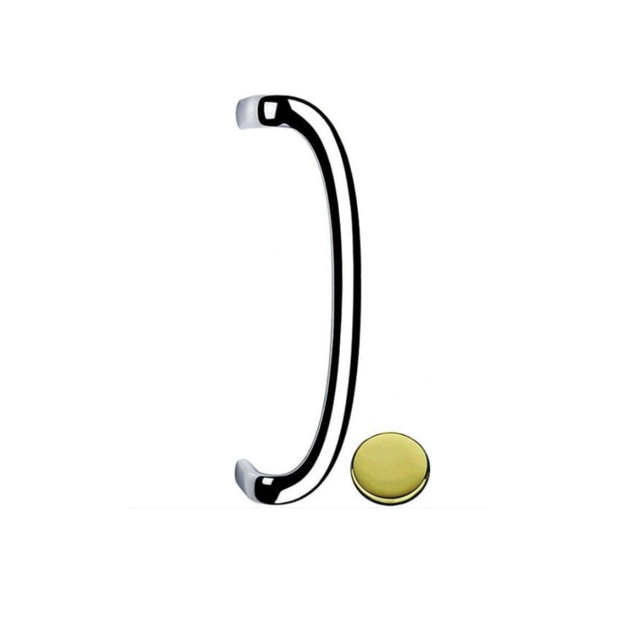 Maniglione Logo in ottone Oroplus lucido - Colombo Design LC16L-OL