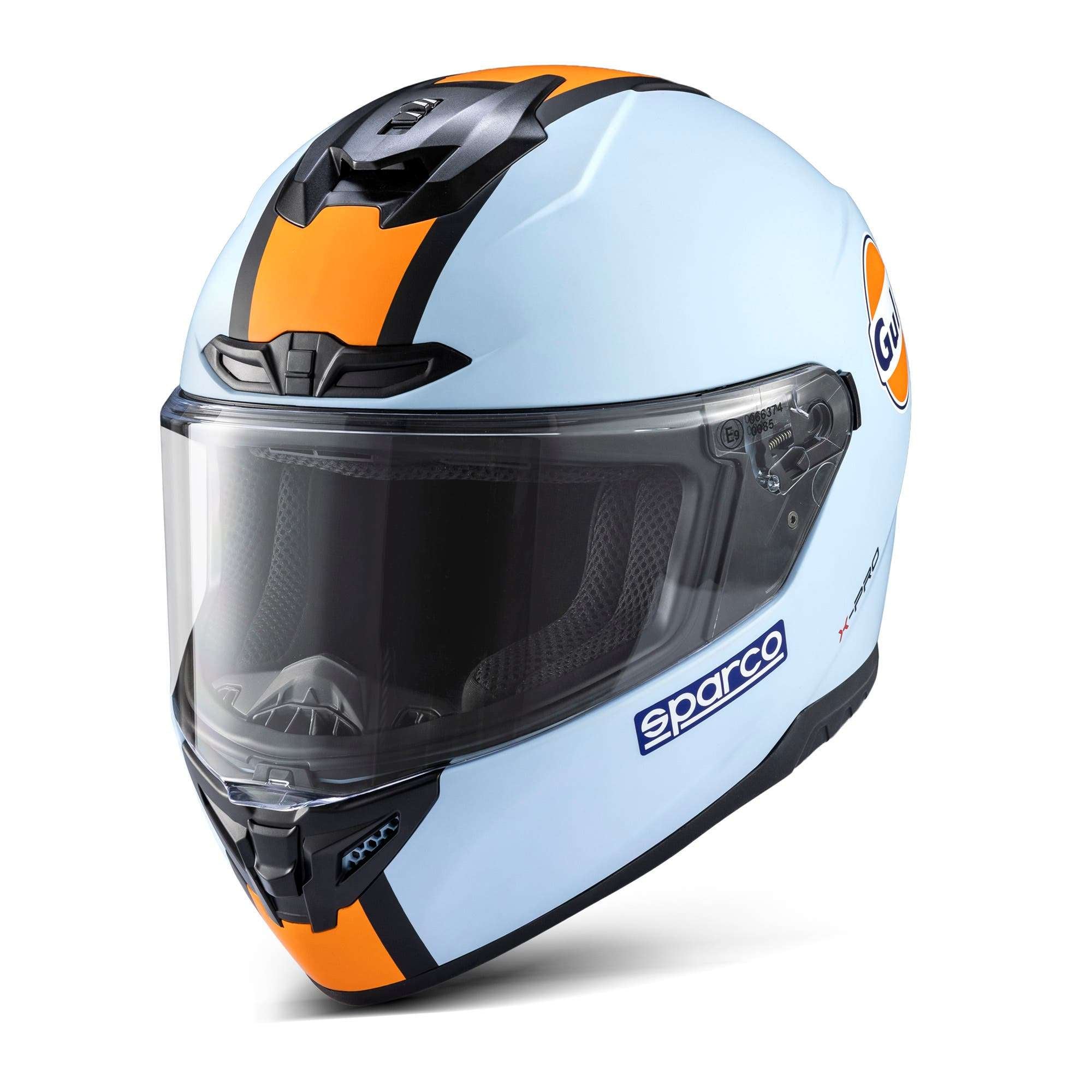 Sparco Casco X-Pro Om. Ece06 Gulf celeste celeste