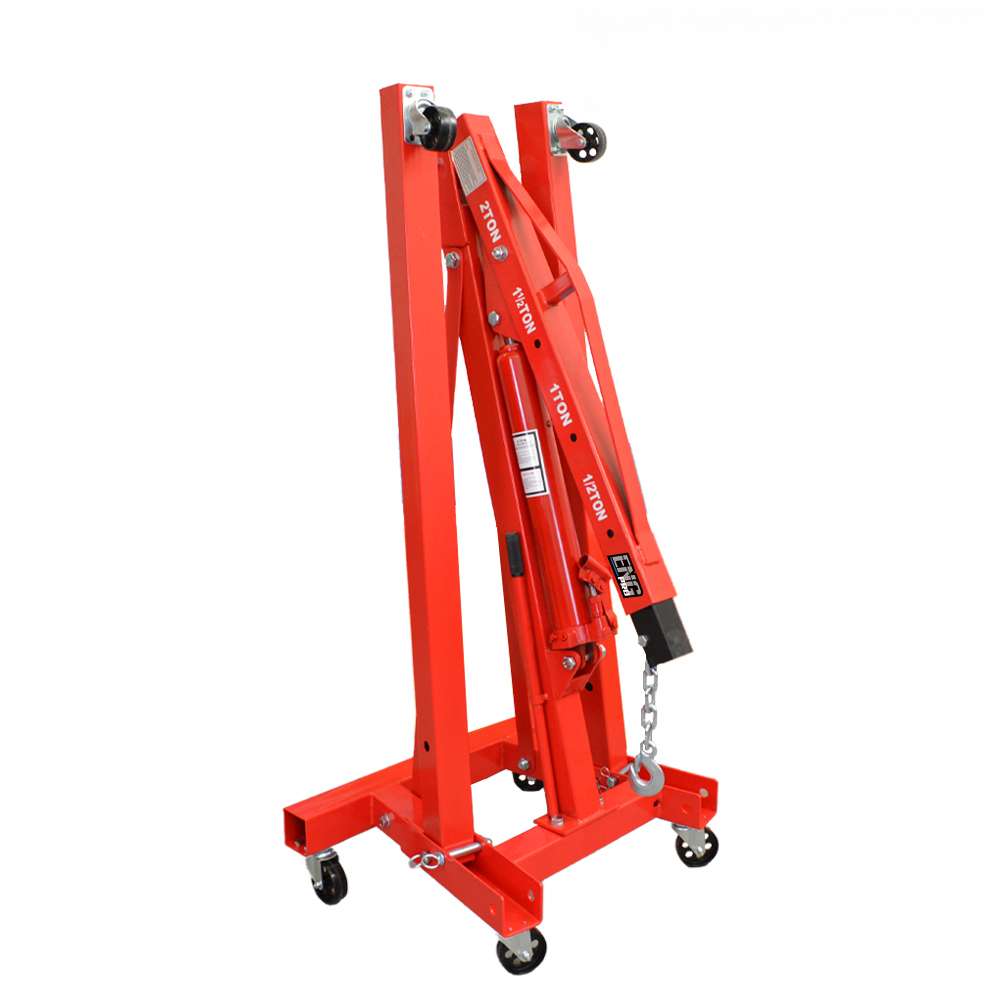 Gruetta idraulica pieghevole manuale officina Gru capretta 2t ENG PRO MA SL P200