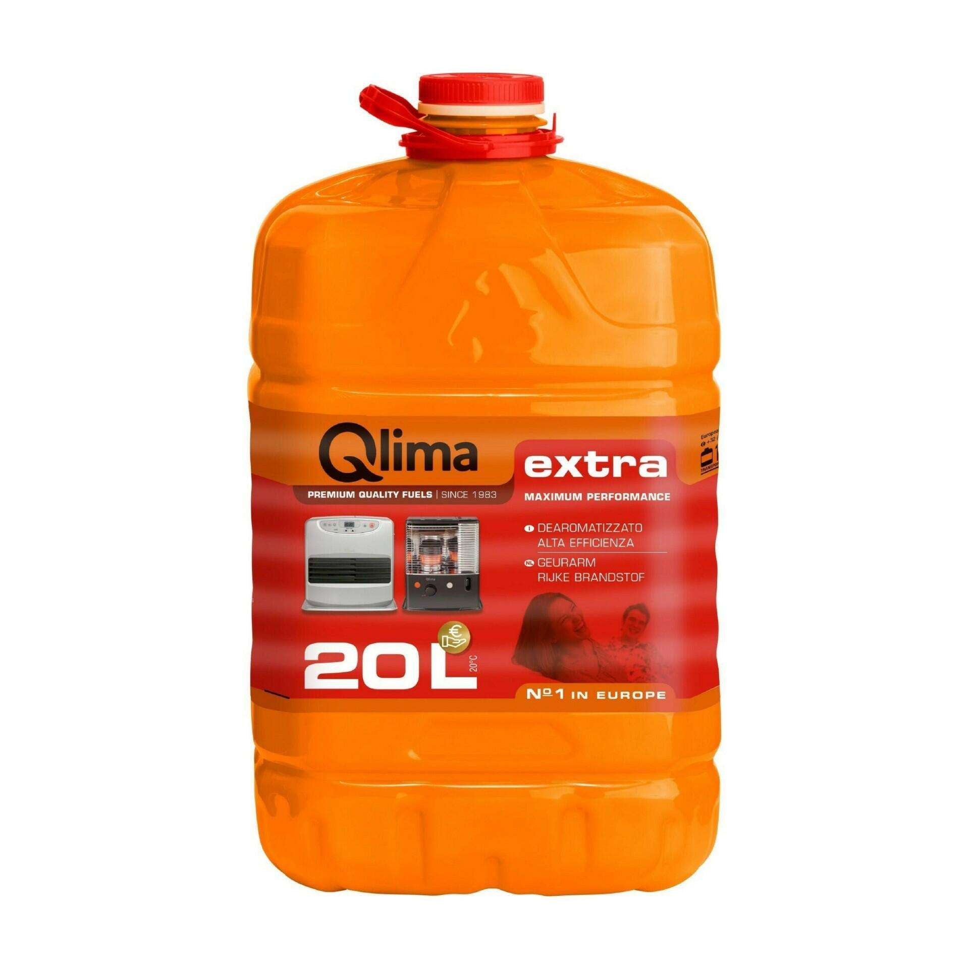 Tanica 20 litri EXTRA Combustibile liquido per stufa universale inodore - Qlima