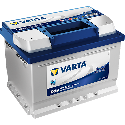 Batteria Auto 12V 60Ah 540A, avviamento - Varta D59 Blue Dynamic 560409054