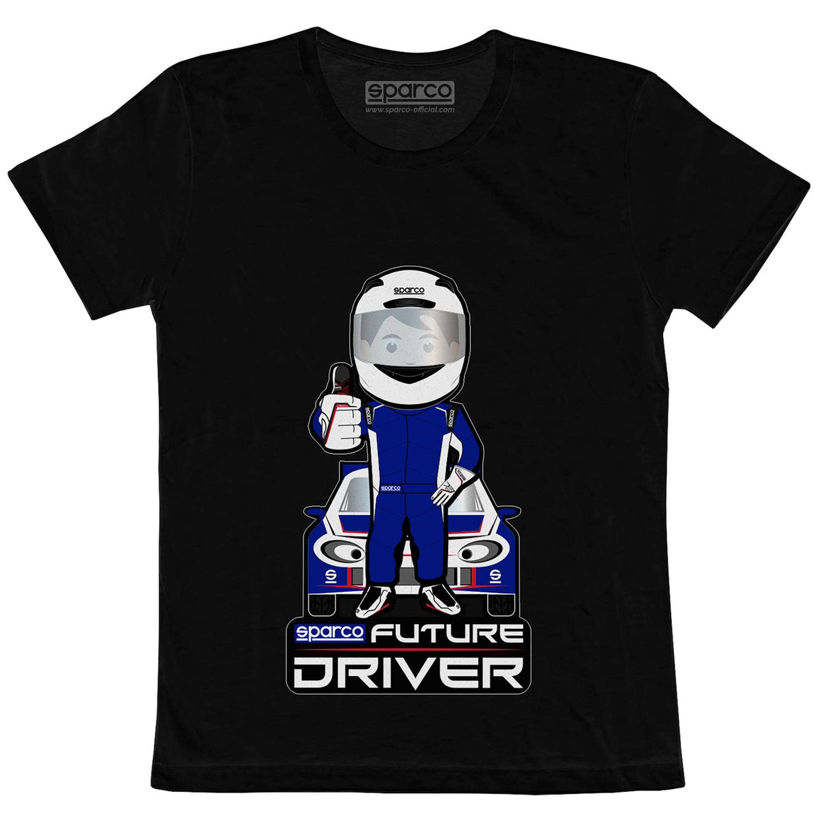 Sparco T-Shirt Future Racer nero-abbigliamento Sparco Teamwork