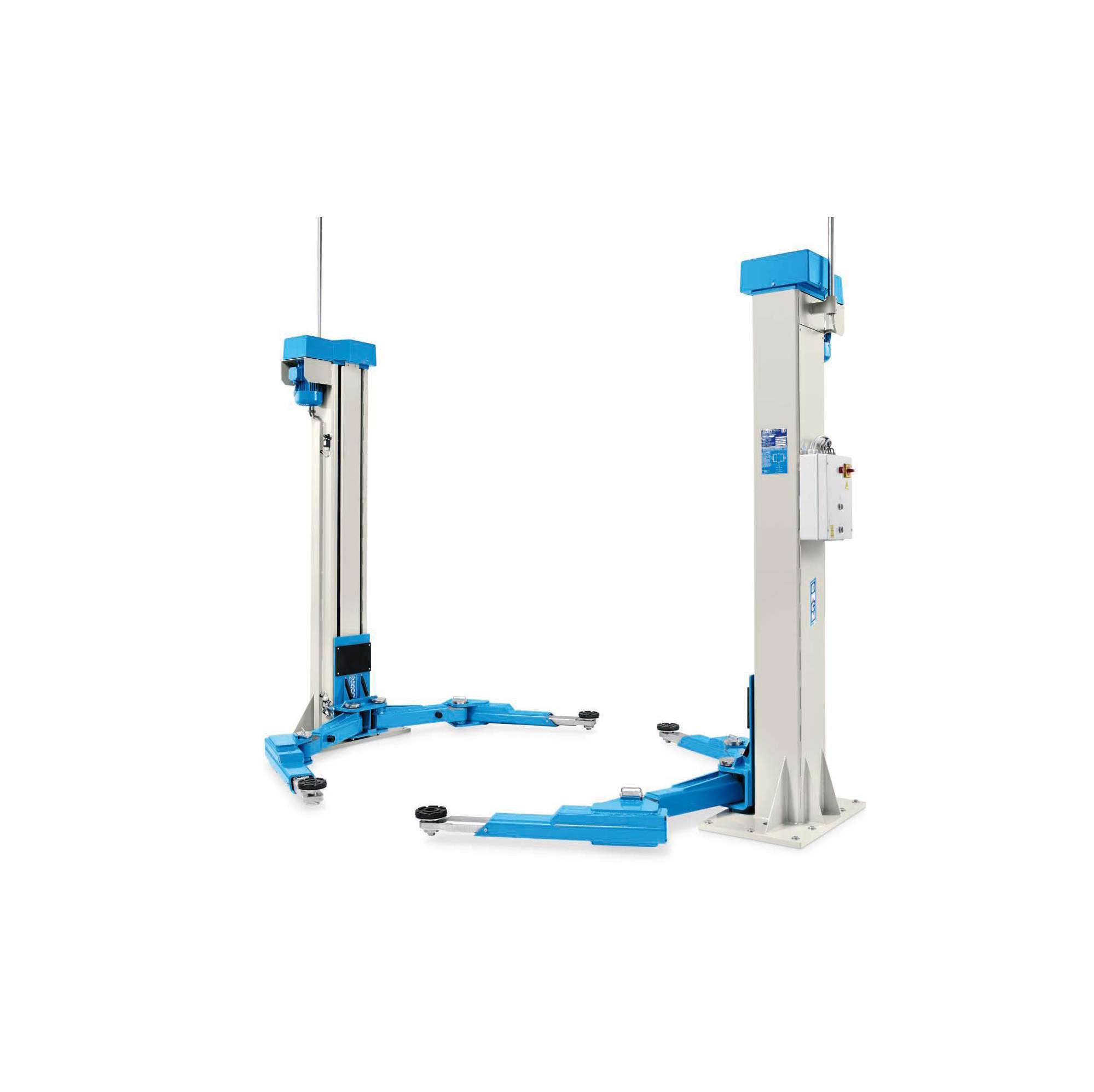 Ponte sollevatore elettromeccanico portata 5500 kg, bracci a 8 snodi OMCN 199/RX