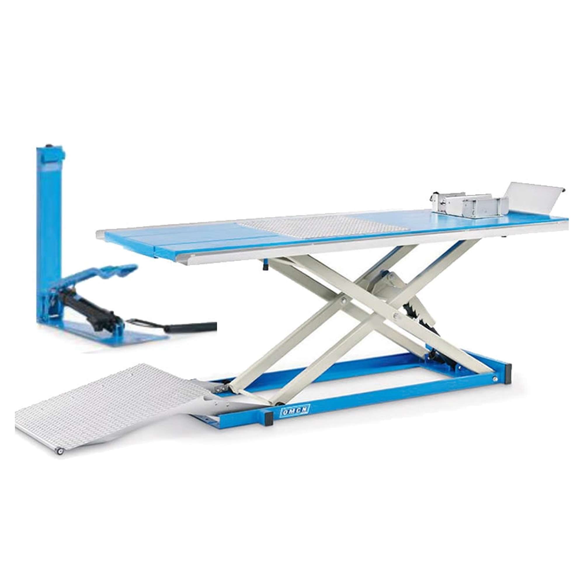 Ponte Sollevatore per moto portata 500 kg con pompa idropneumatica - OMCN 196/PI