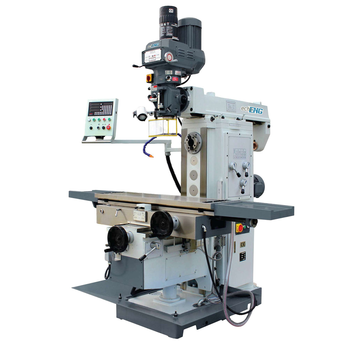 Fresatrice universale professionale FTX-5-FC VARIO con cambio utensile pneumatico e DRO a 3 assi 400V/F3, ISO50, 5,5 kW
