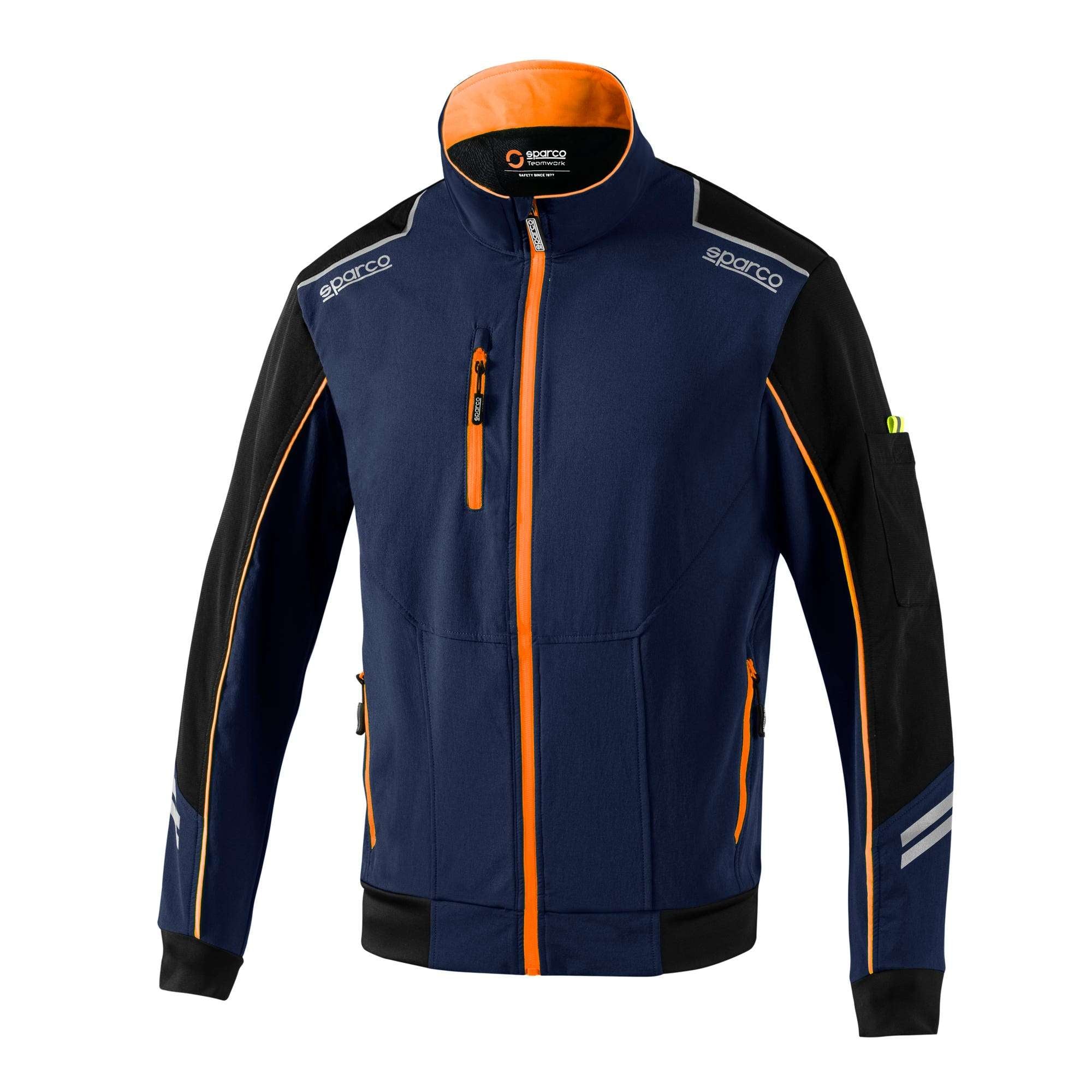 Sparco Light-Shell Tech Austin blu navy/arancio fluo