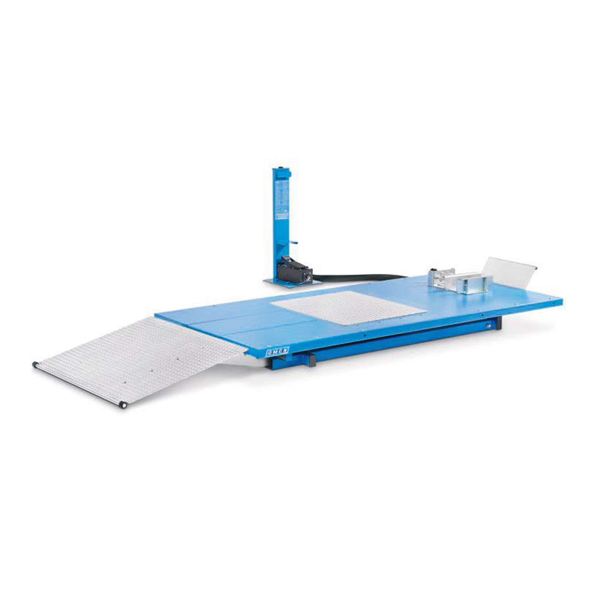 Sollevatore per moto portata 500 kg con pompa idropneumatica - OMCN 196/NS