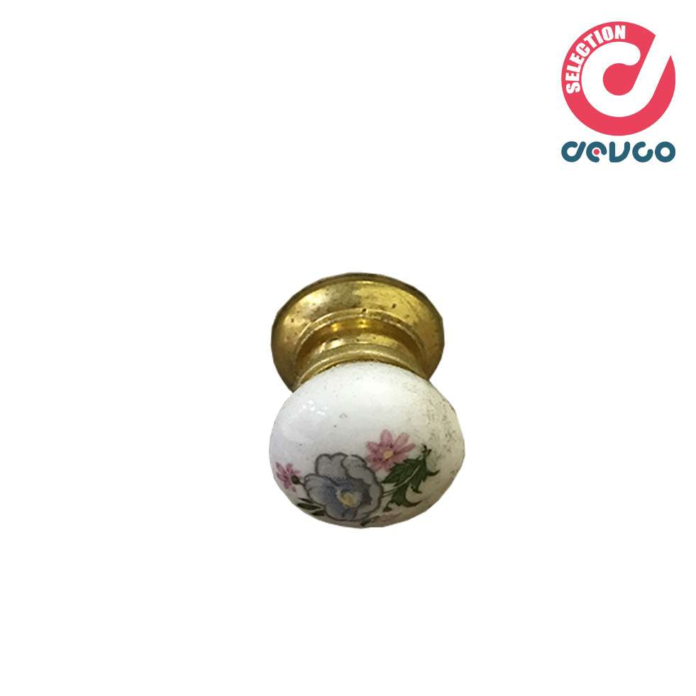 Pomolo porcellana colore bianco - Cori - 10(0-9)