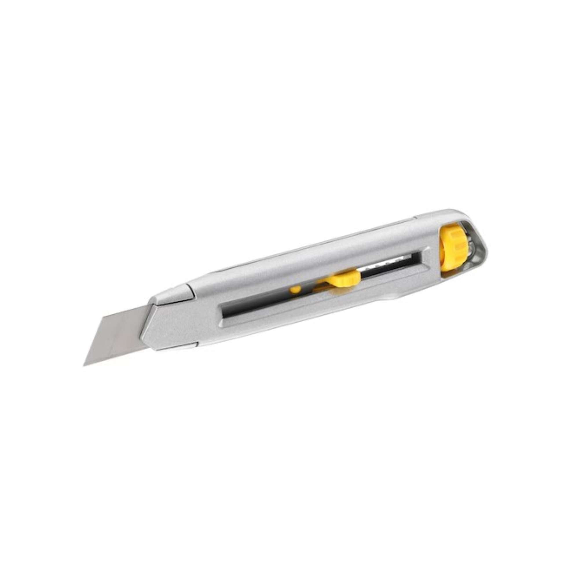 Cutter Interlock 18 mm, taglierino con corpo metallico sagomato Stanley 0-10-018