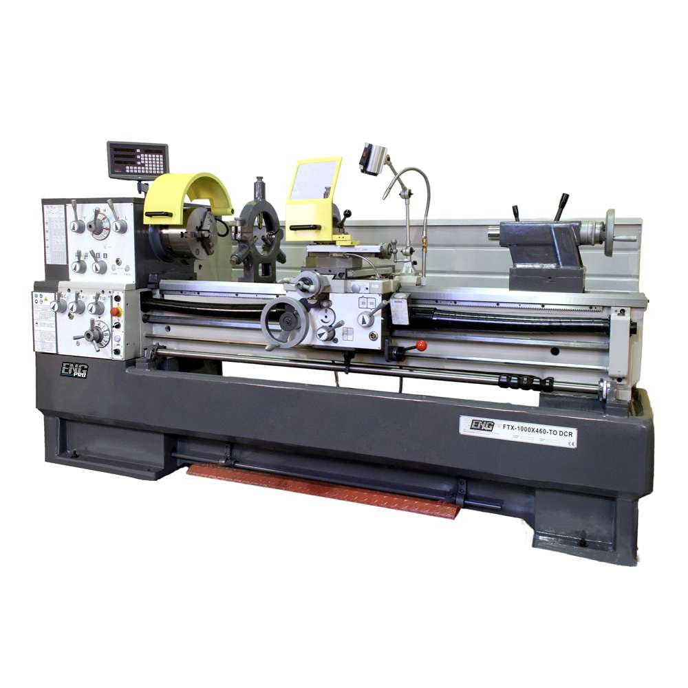 Tornio Industriale FTX-1000X460-TO DCR 400/F3 con DRO e TCRE - 7,5 HP