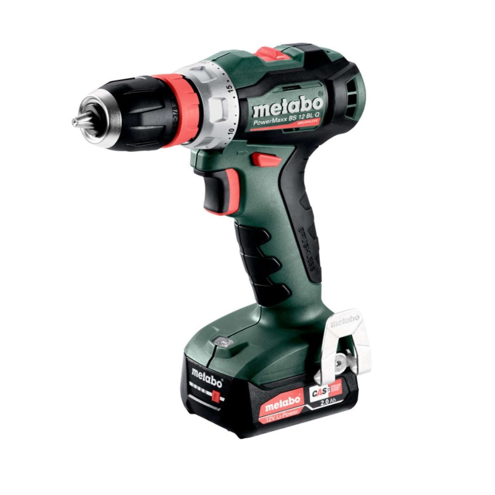 Trapano avvitatore a batteria + 2X2,0Ah - Metabo POWERMAXX BS 12 BL Q