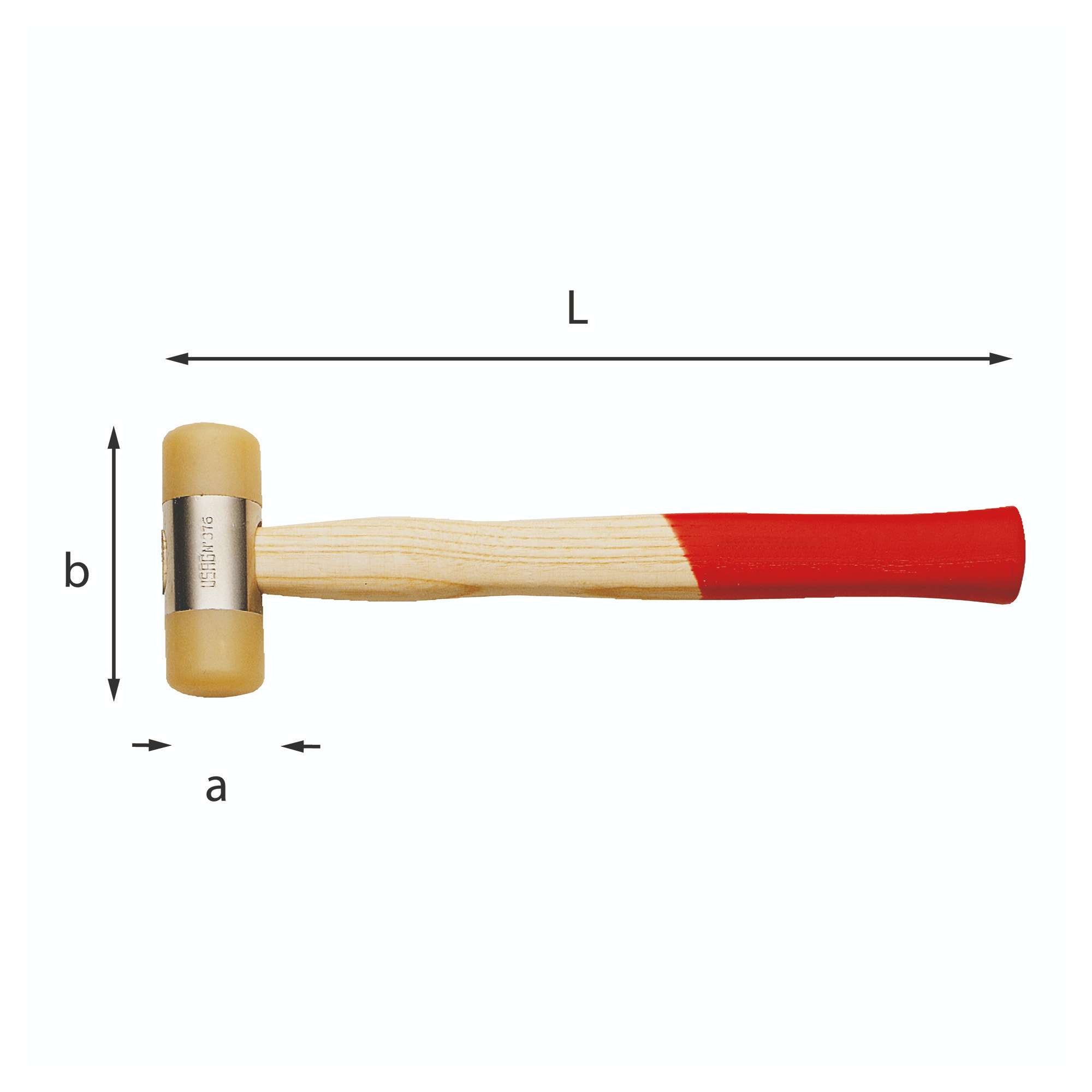 Mazzuole a 42mm b 108mm L 325mm - Usag 376