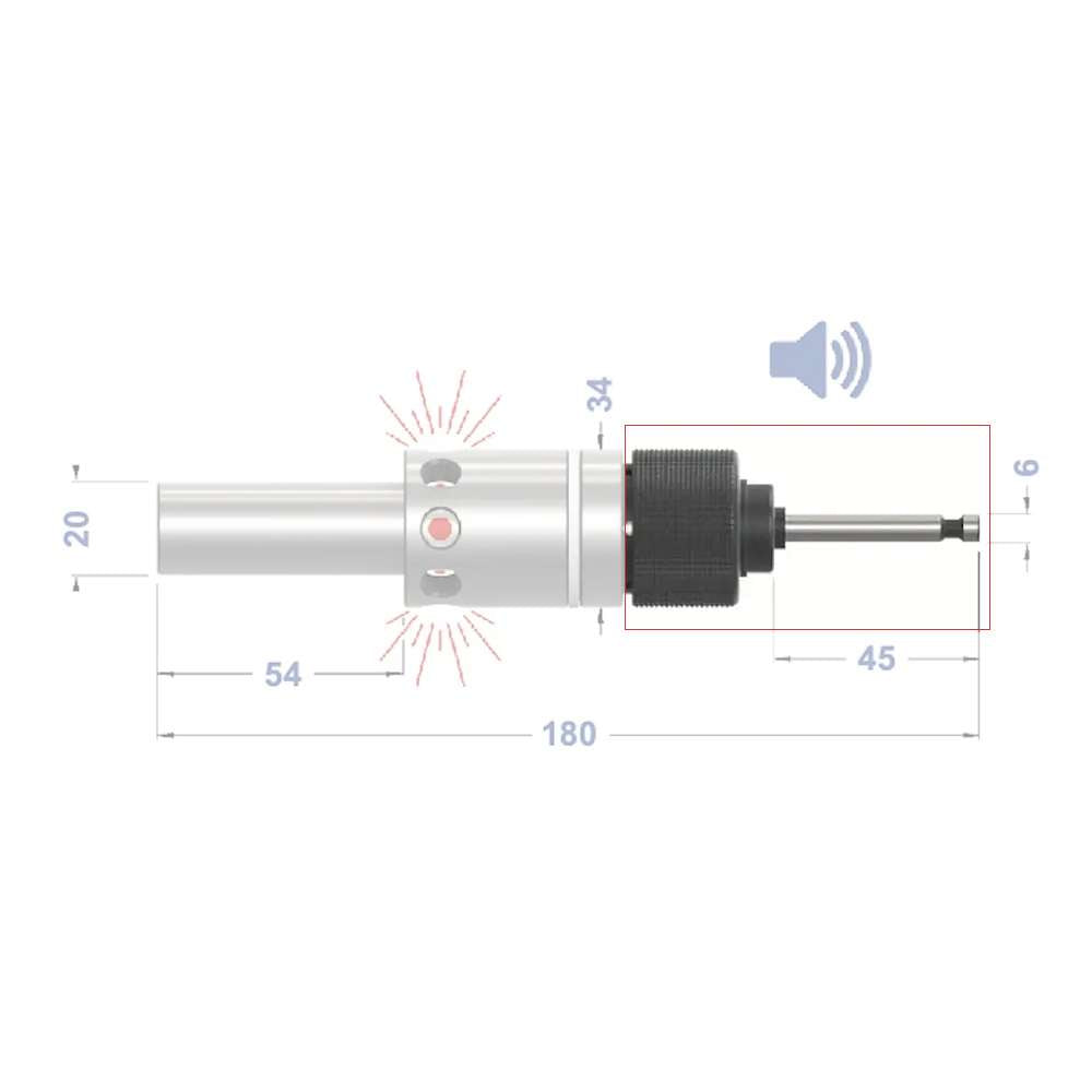Taster per Centratore 3D luminoso e sonoro CTL 20-6 - Gait