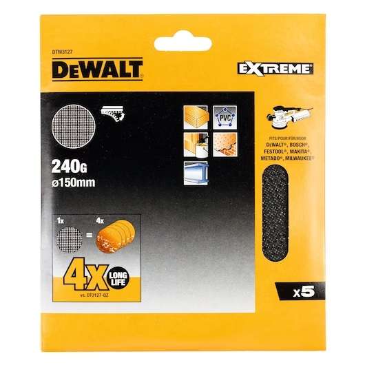 Abrasivi a maglie DEWALT per levigatrici DTm 3127-QZ