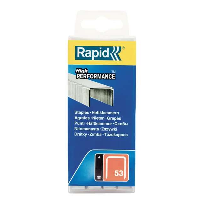 Graffe fini No. 53 diametro 5 mm, confezione da 5000 pezzi - Rapid