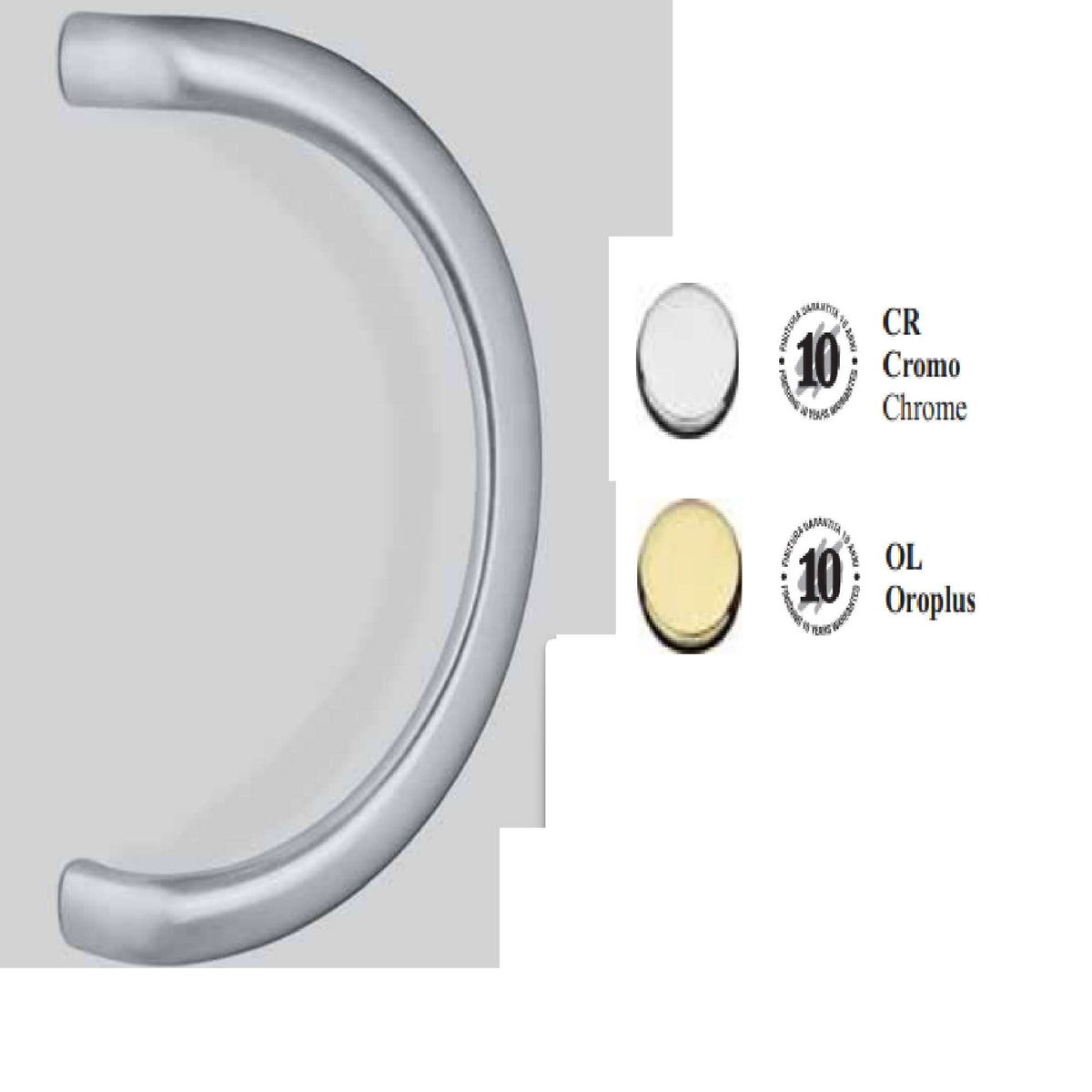 Maniglione Logo Ottone I.350 D.50 - Colombo design