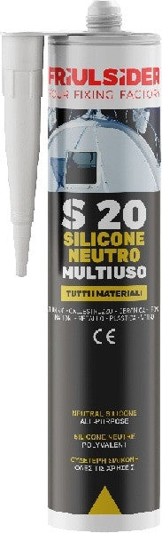 Silicone Neutro Nero 310 Ml S 2002 - S2002 Friulsider